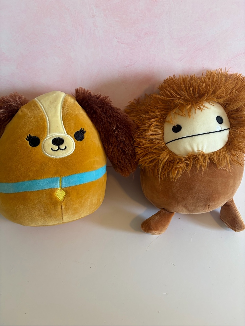 Squishmallow duo : Benny Bigfoot & lady Disney 8”